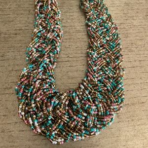 2/$15. Beaded statement necklace